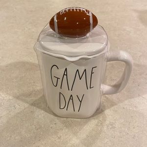 Rae Dunn football coffee mug